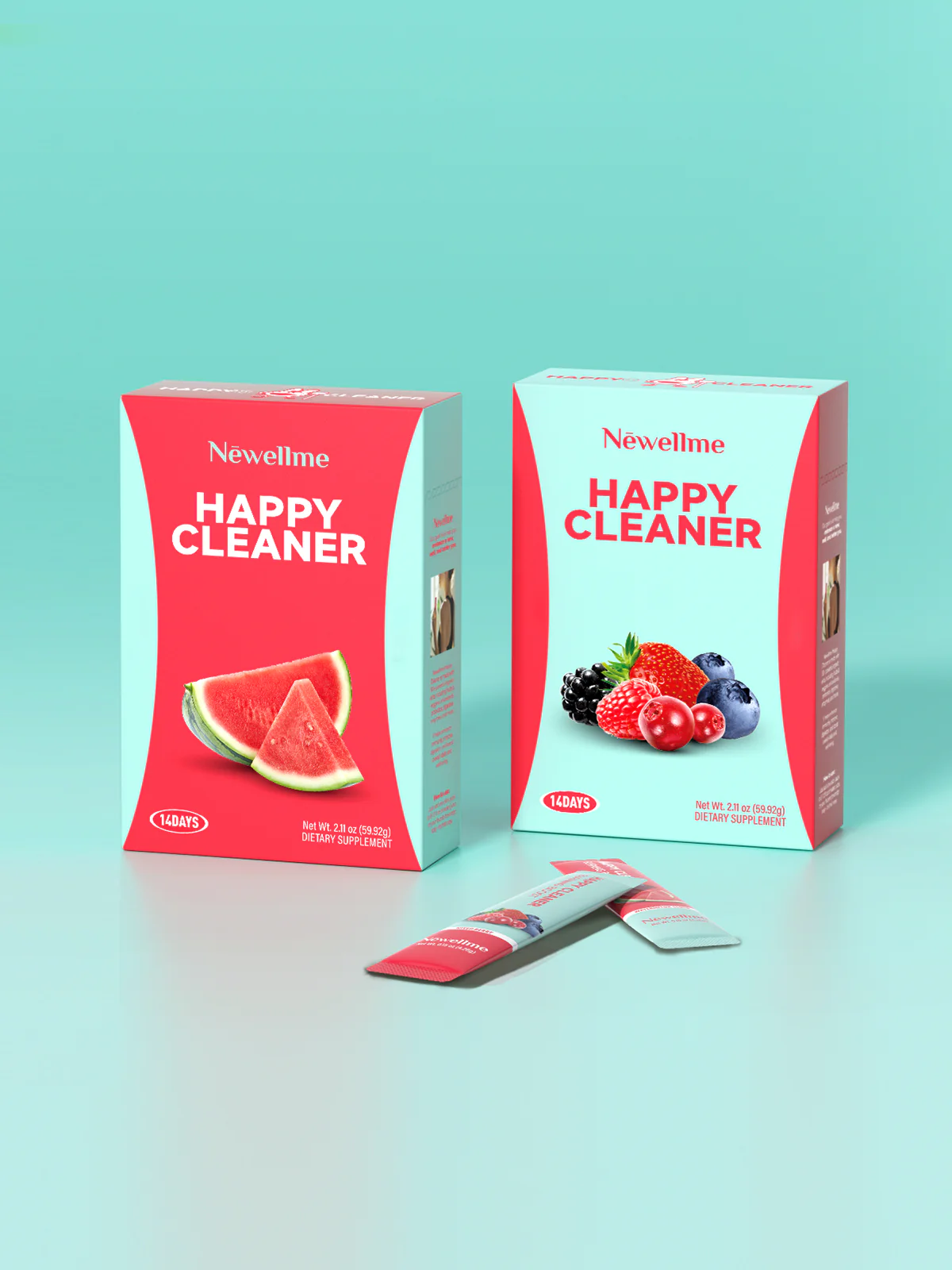 NEWELLME watermelon Berry Powder helps to cleanse and detoxify - boost immunity - antioxidant and adaptogen dietary supplement